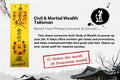 Talisman of the Civil & Martial Wealth Gods  (Catalyzing Orthodox Wealth & Career Advancement)