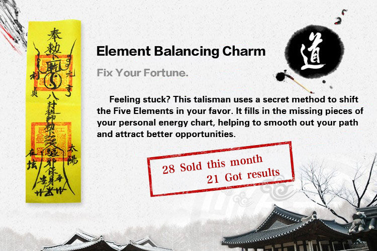 Talisman for Aligning the Five Elements & Supporting Deities  (Optimizing Destiny Field & Augmenting Life Force)